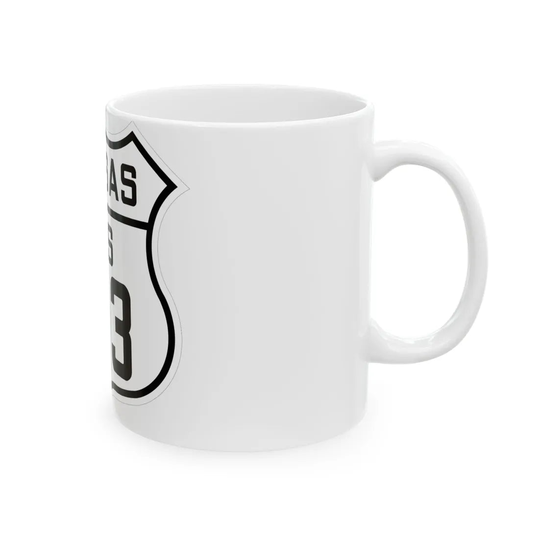 US 183 Kansas 1926 (Kansas) (Road Sign) White Coffee Mug - Go Mug Yourself