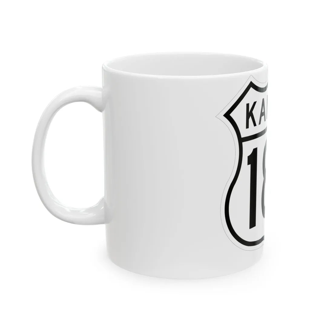 US 183 Kansas 1962 (Kansas) (Road Sign) White Coffee Mug - Go Mug Yourself