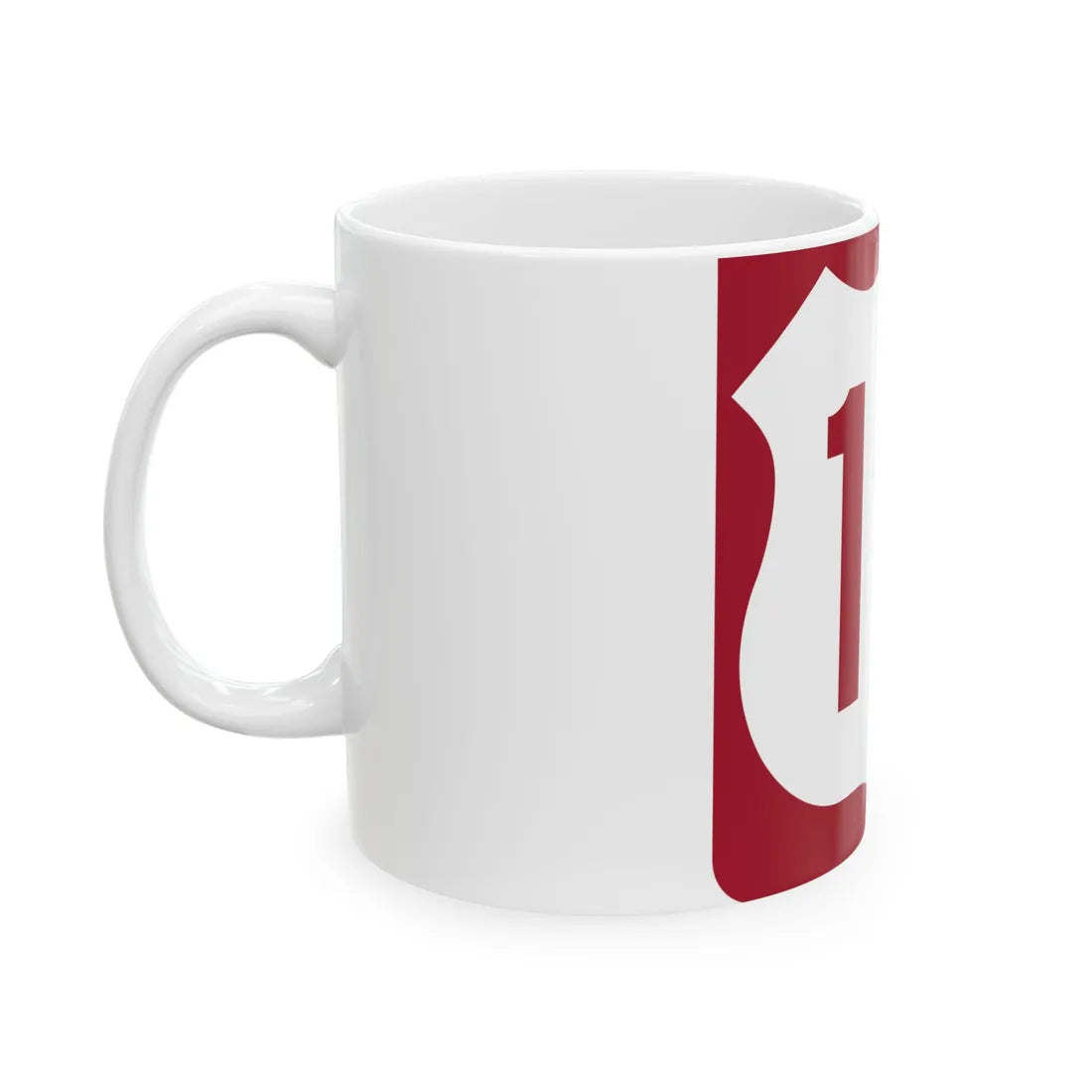 US 19 FL reversed (Florida) (Road Sign) White Coffee Mug - Go Mug Yourself