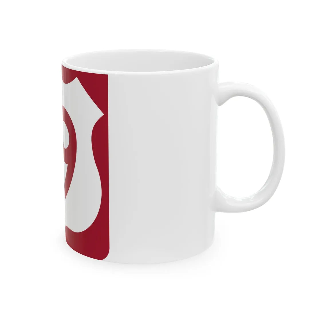 US 19 FL reversed (Florida) (Road Sign) White Coffee Mug - Go Mug Yourself