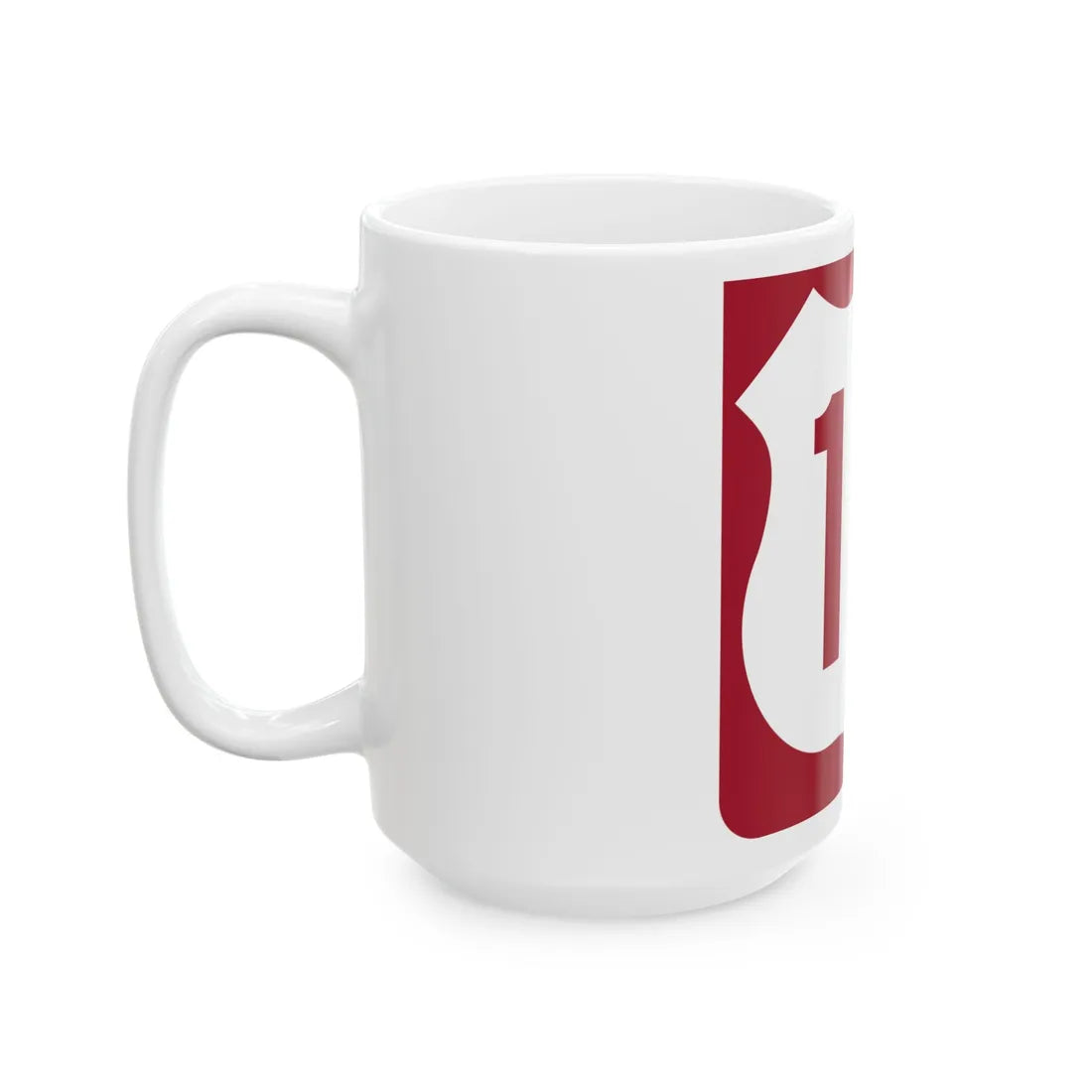 US 19 FL reversed (Florida) (Road Sign) White Coffee Mug - Go Mug Yourself