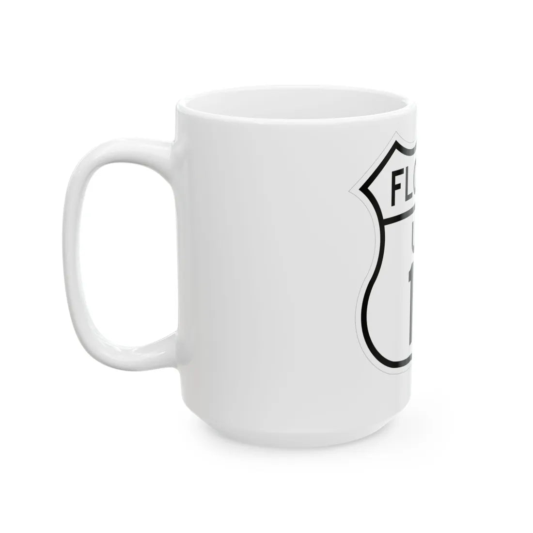 US 19 Florida 1948 (Florida) (Road Sign) White Coffee Mug - Go Mug Yourself