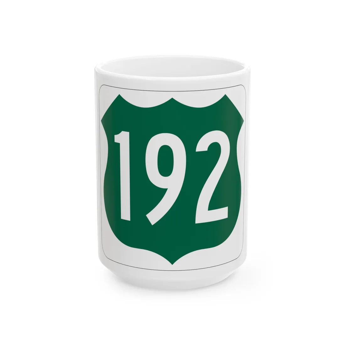 US 192 FL (Florida) (Road Sign) White Coffee Mug 15oz - Go Mug Yourself
