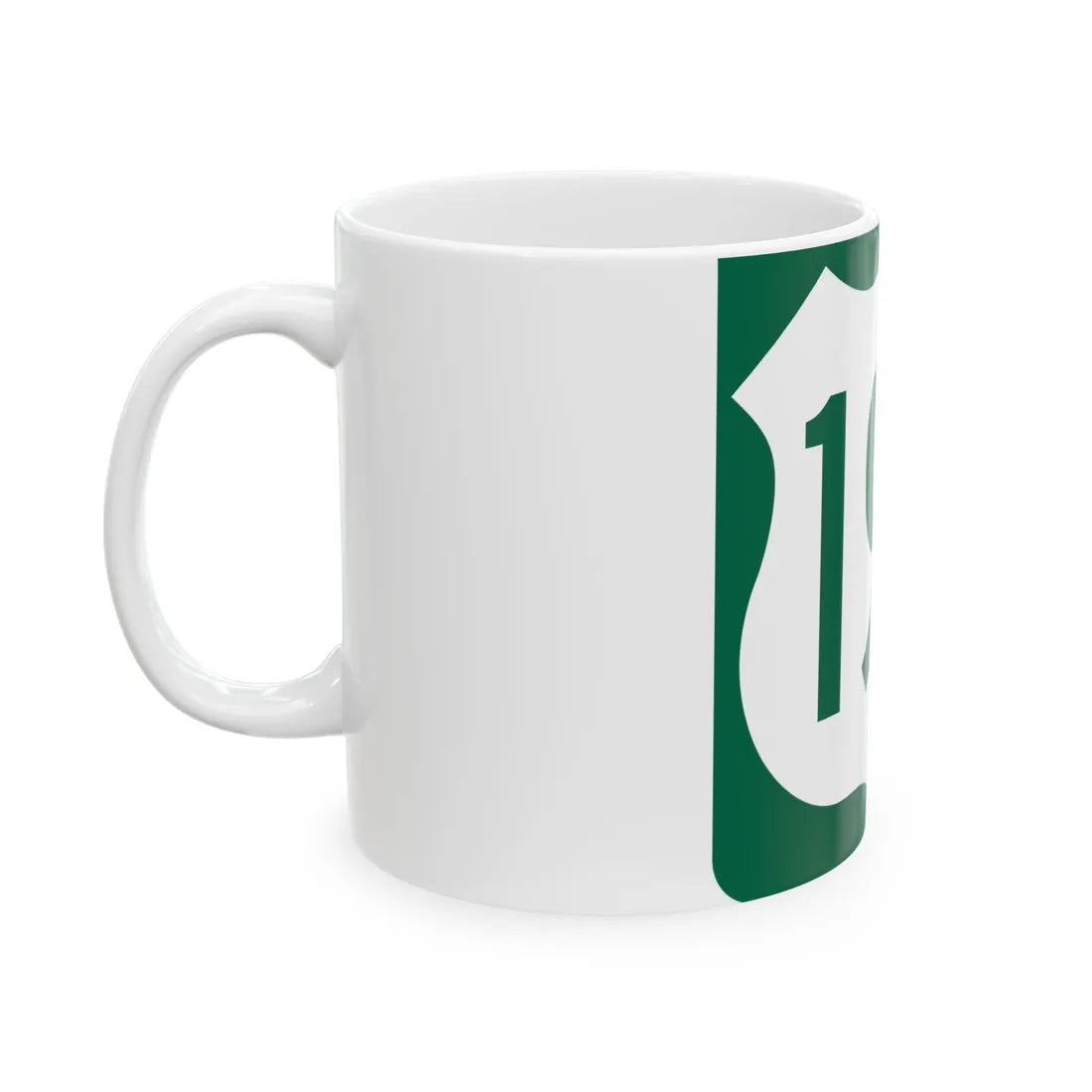 US 192 FL reversed (Florida) (Road Sign) White Coffee Mug - Go Mug Yourself
