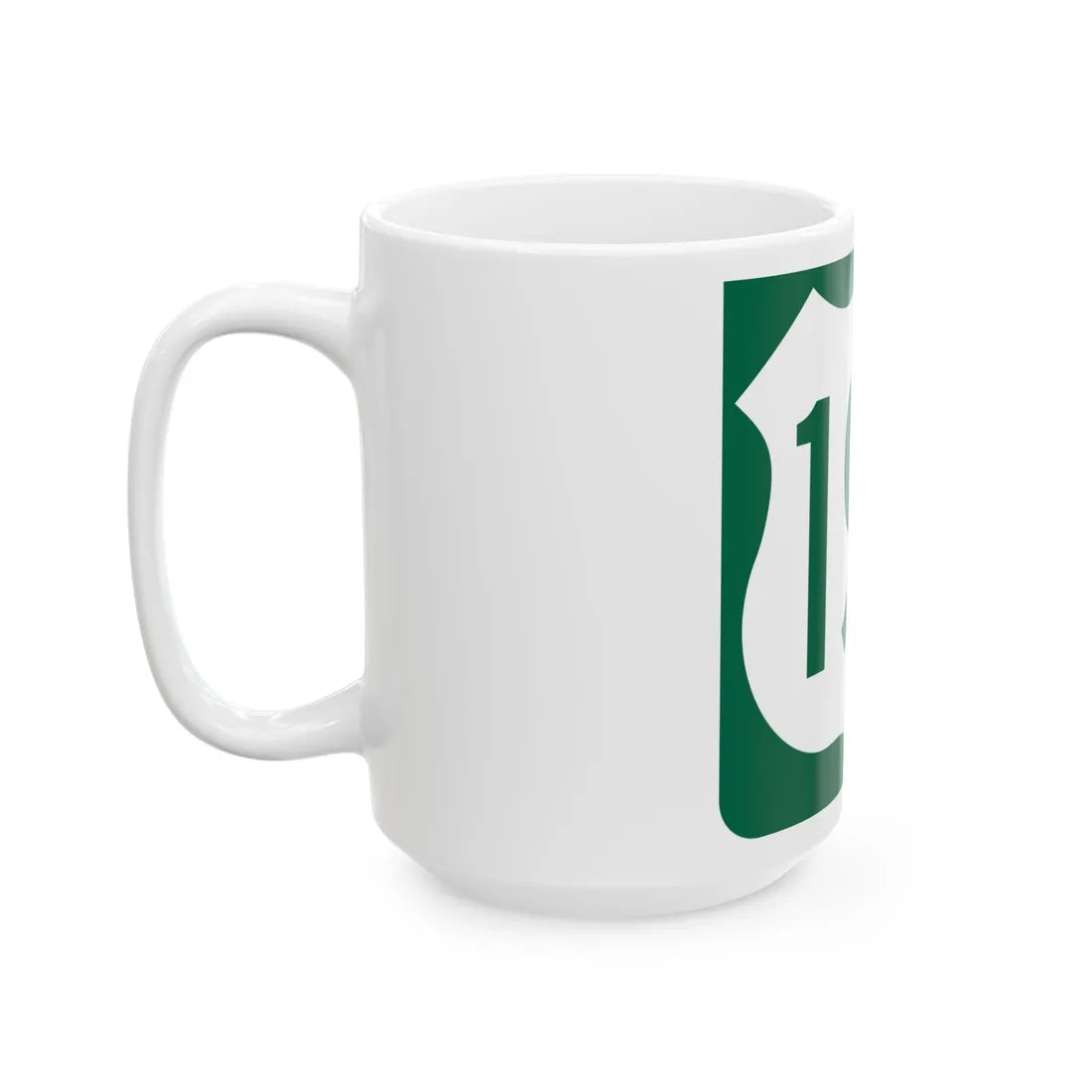 US 192 FL reversed (Florida) (Road Sign) White Coffee Mug - Go Mug Yourself