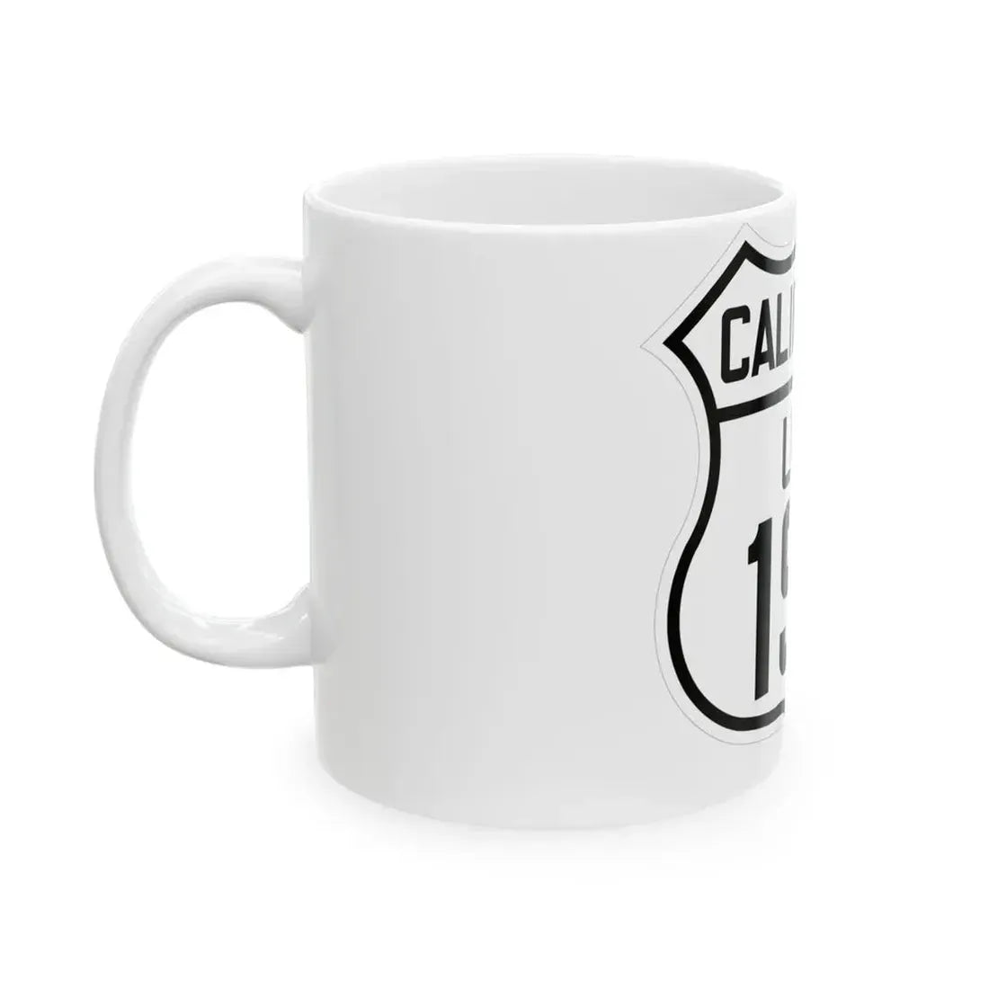 US 199 California 1926 (California) (Road Sign) White Coffee Mug - Go Mug Yourself