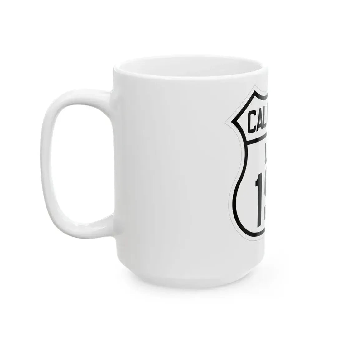 US 199 California 1926 (California) (Road Sign) White Coffee Mug - Go Mug Yourself