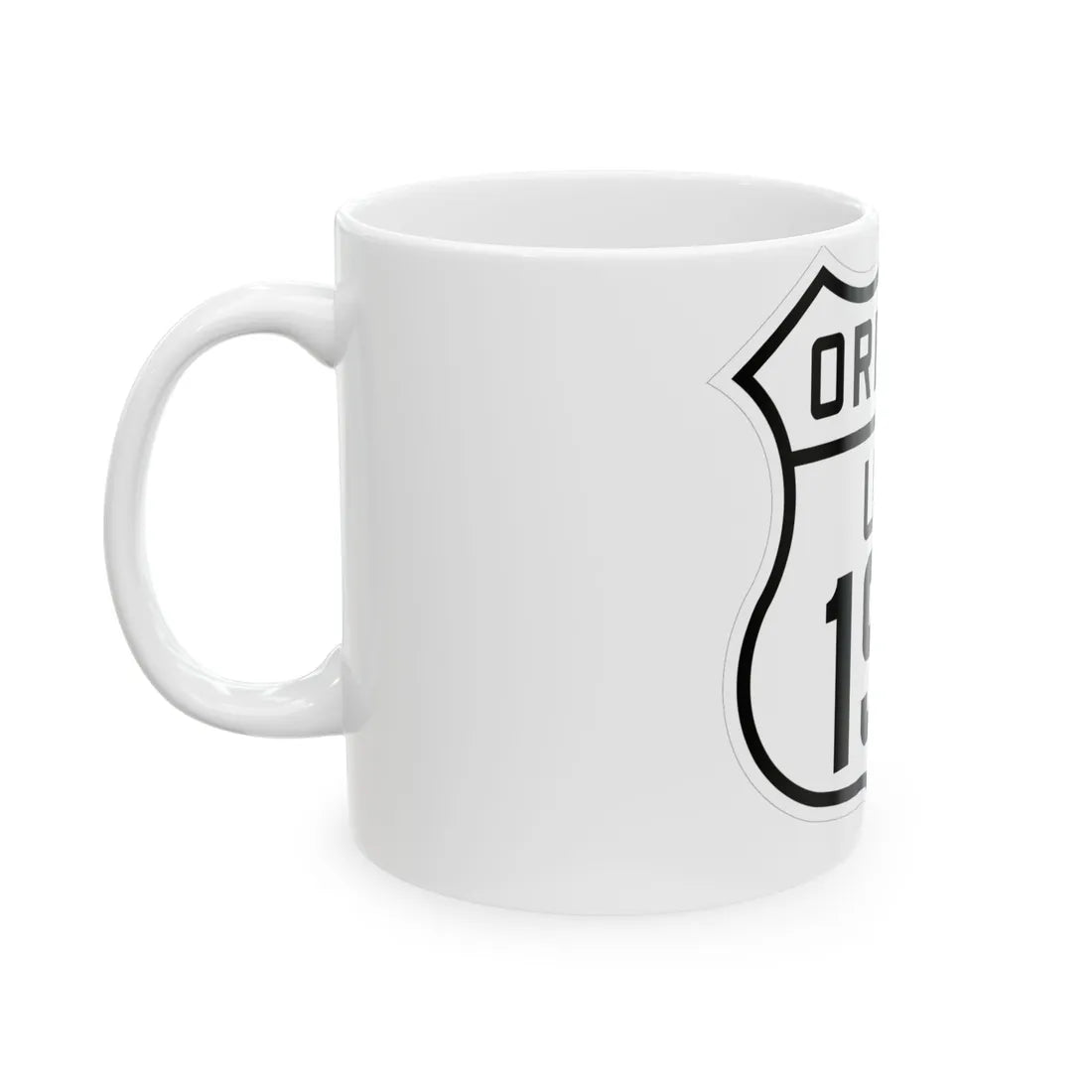 US 199 Oregon 1926 (Oregon) (Road Sign) White Coffee Mug - Go Mug Yourself