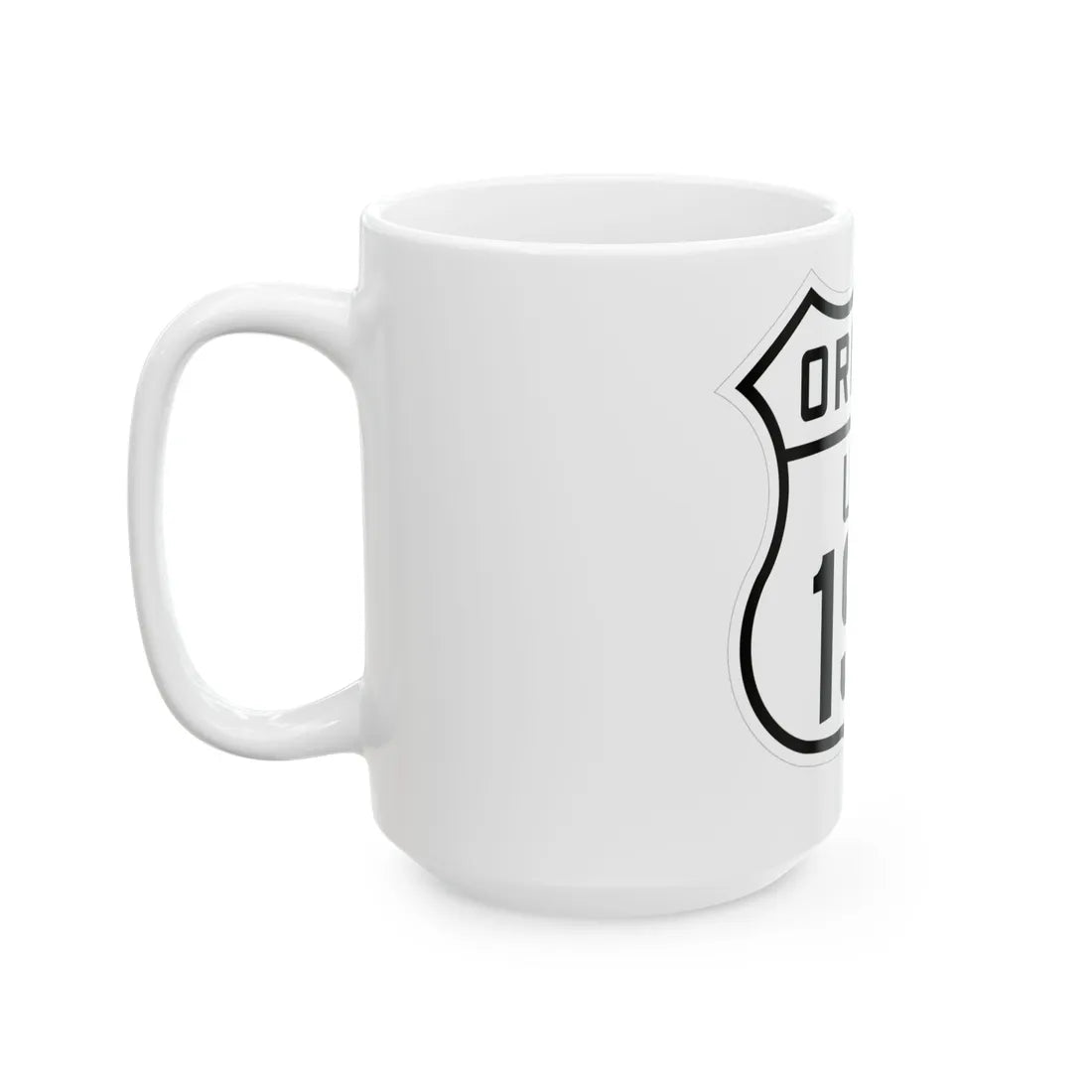 US 199 Oregon 1926 (Oregon) (Road Sign) White Coffee Mug - Go Mug Yourself