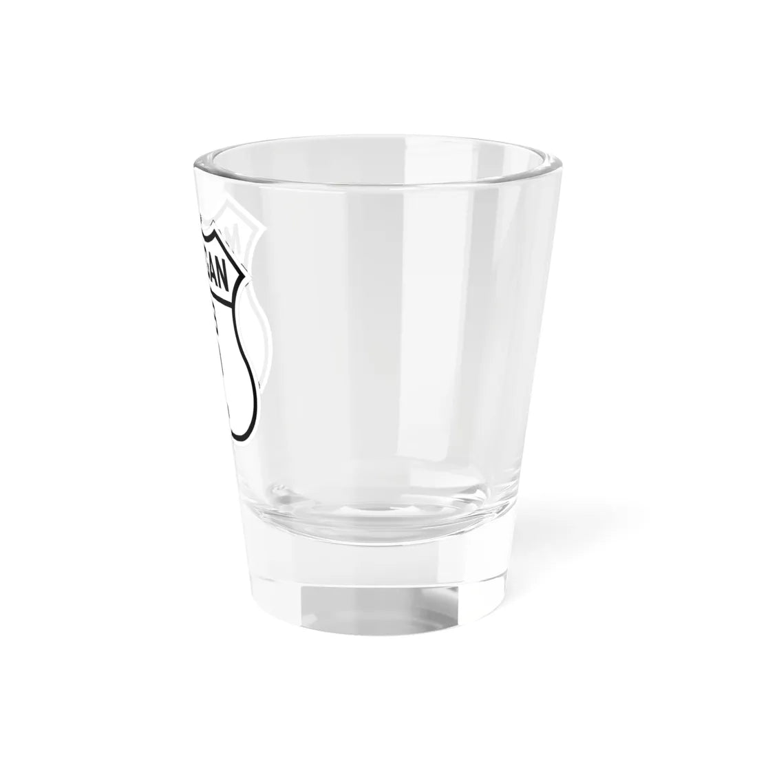 US 2 Michigan 1926 (Michigan) (Road Sign) Shot Glass 1.5oz - Go Mug Yourself