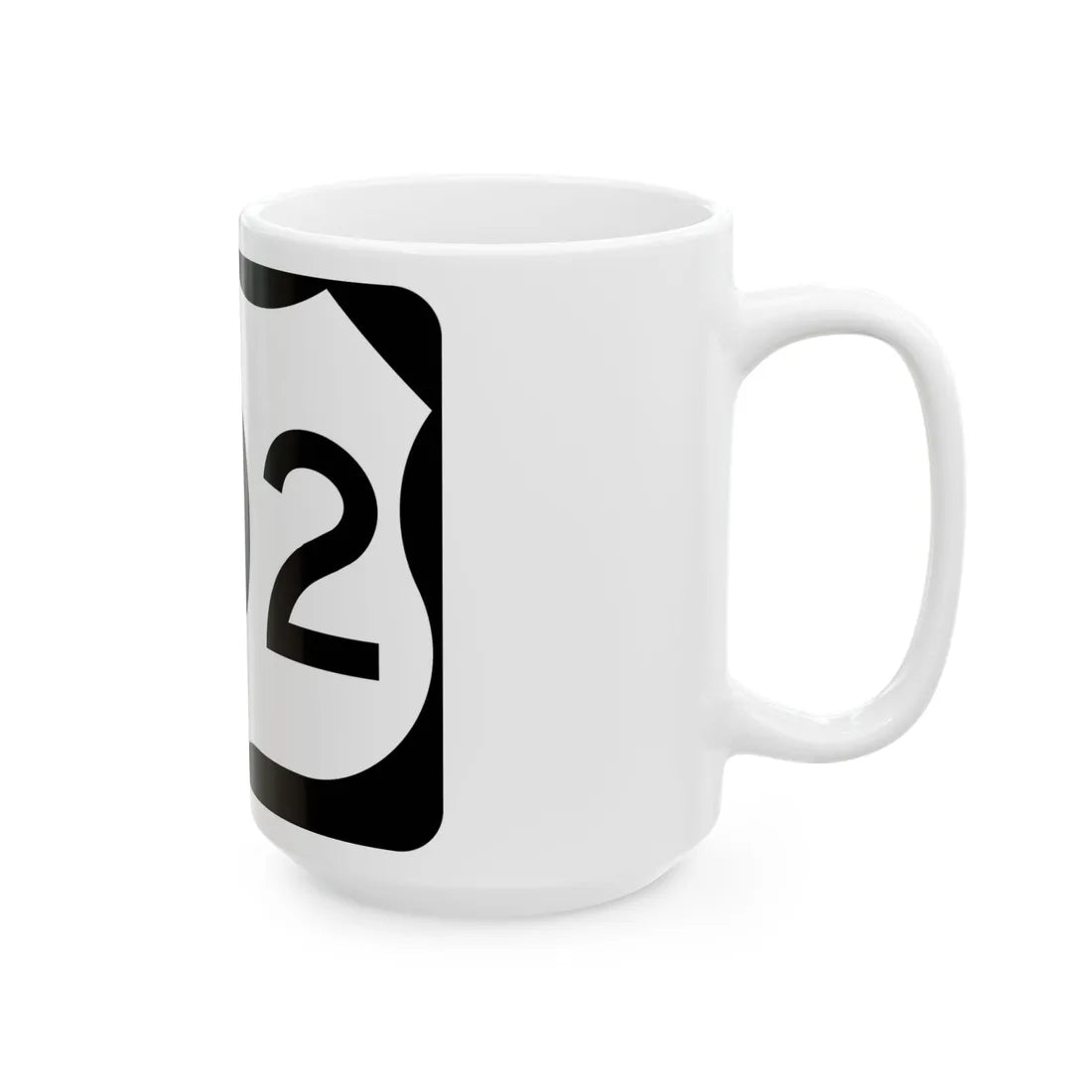 US 202 NY (New York) (Road Sign) White Coffee Mug - Go Mug Yourself