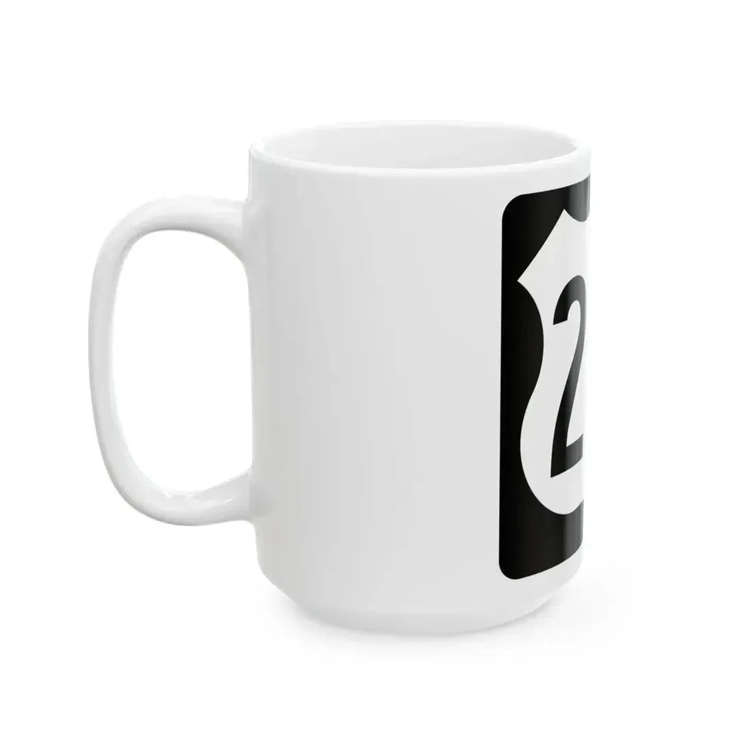 US 218 IA (Iowa) (Road Sign) White Coffee Mug - Go Mug Yourself