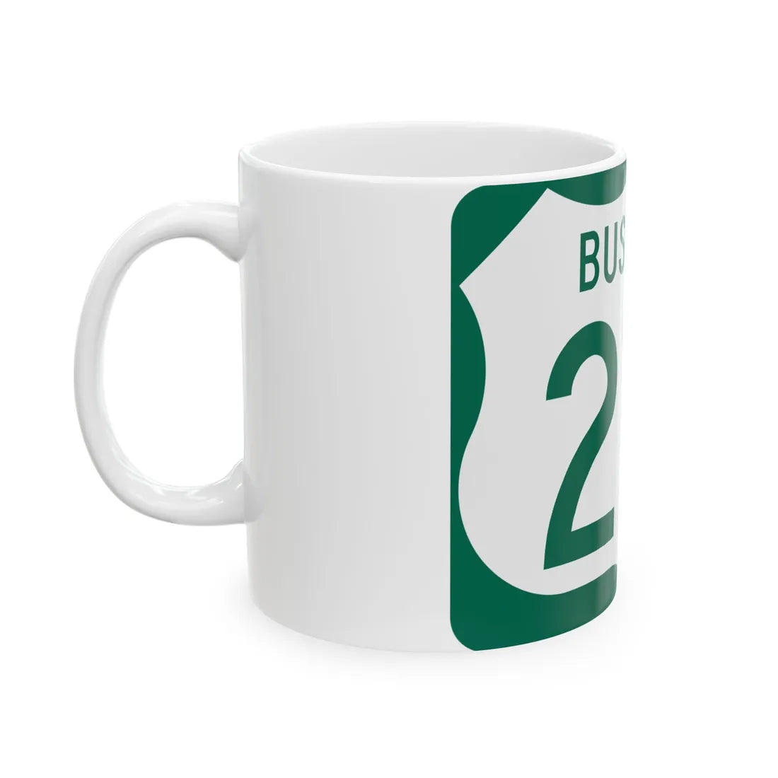 US 219 Business MD (Maryland) (Road Sign) White Coffee Mug - Go Mug Yourself