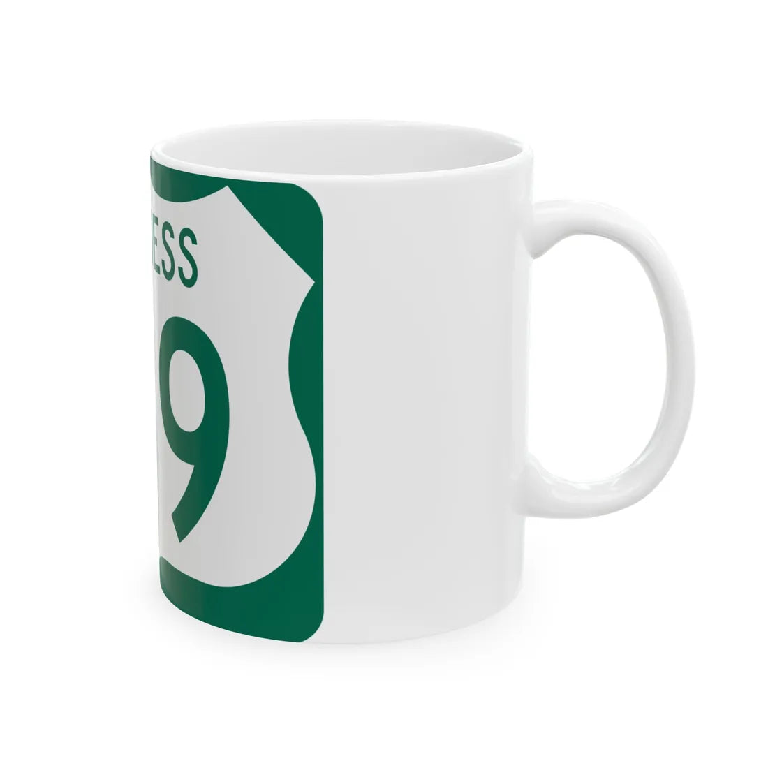 US 219 Business MD (Maryland) (Road Sign) White Coffee Mug - Go Mug Yourself
