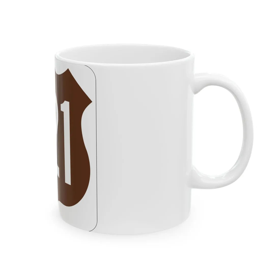 US 221 FL (Florida) (Road Sign) White Coffee Mug - Go Mug Yourself