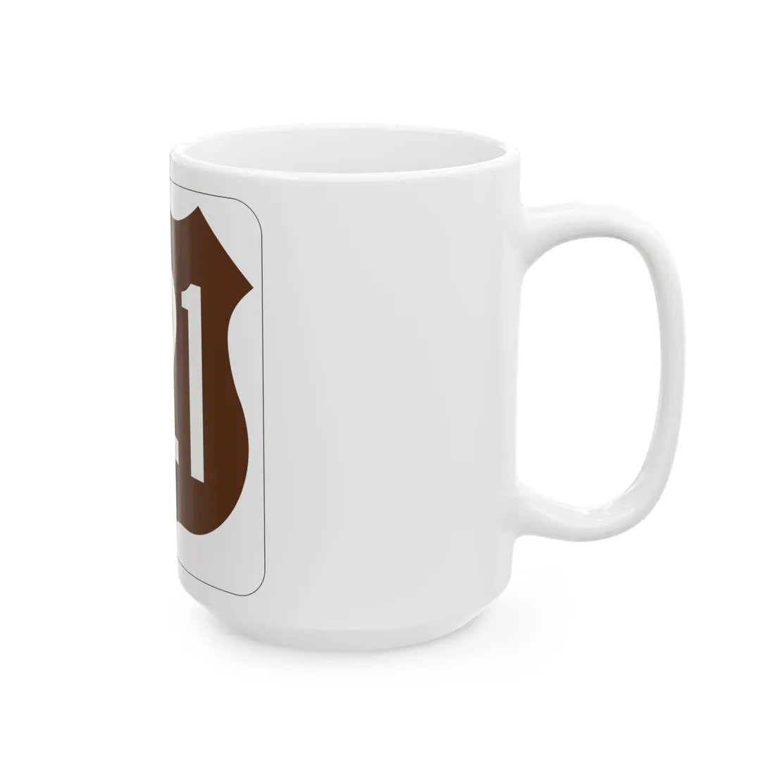 US 221 FL (Florida) (Road Sign) White Coffee Mug - Go Mug Yourself