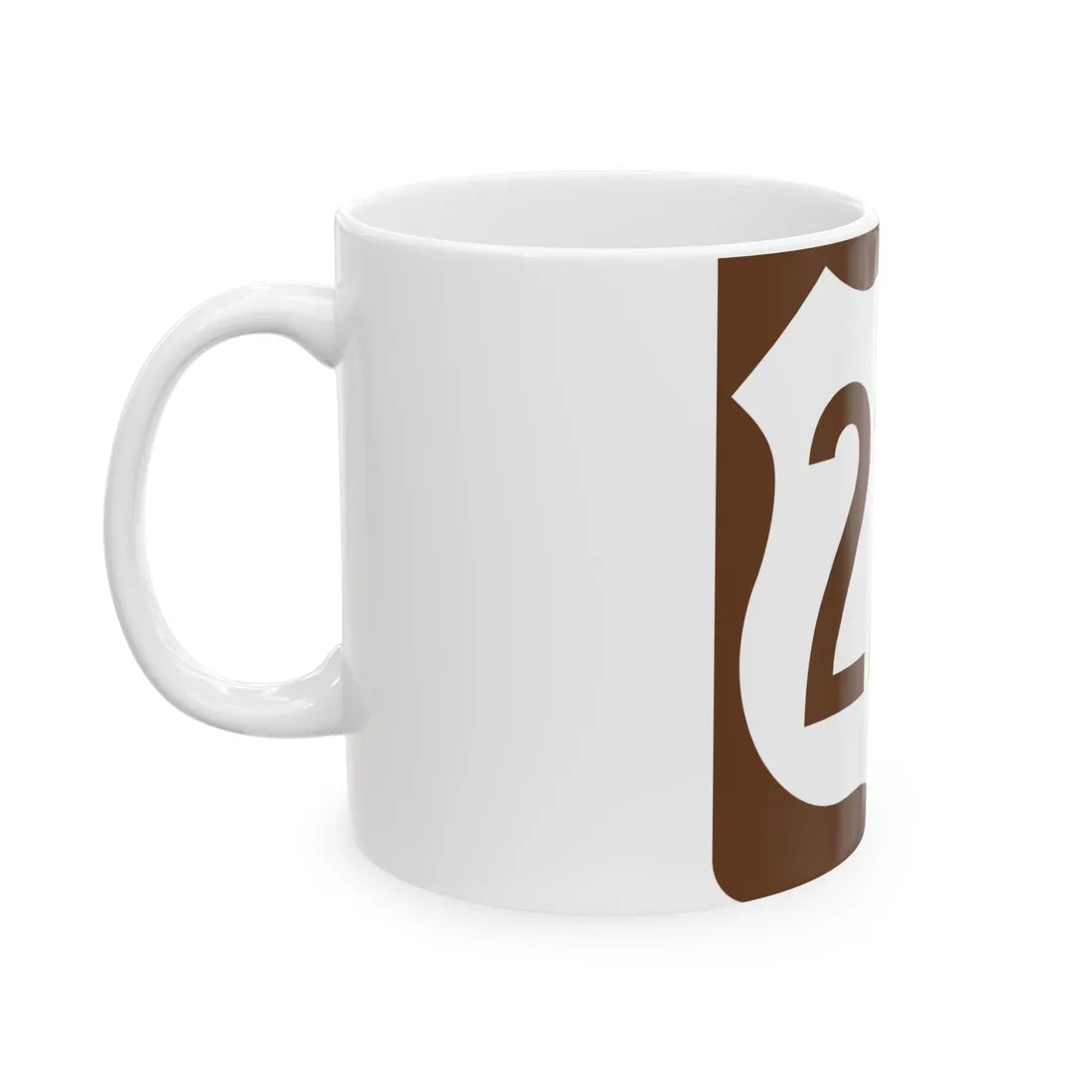 US 221 FL reversed (Florida) (Road Sign) White Coffee Mug - Go Mug Yourself
