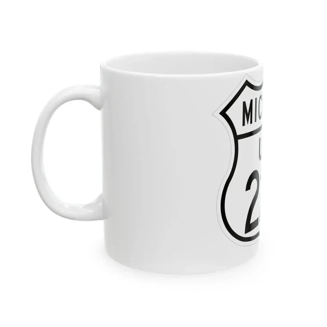 US 223 Michigan 1948 (Michigan) (Road Sign) White Coffee Mug - Go Mug Yourself