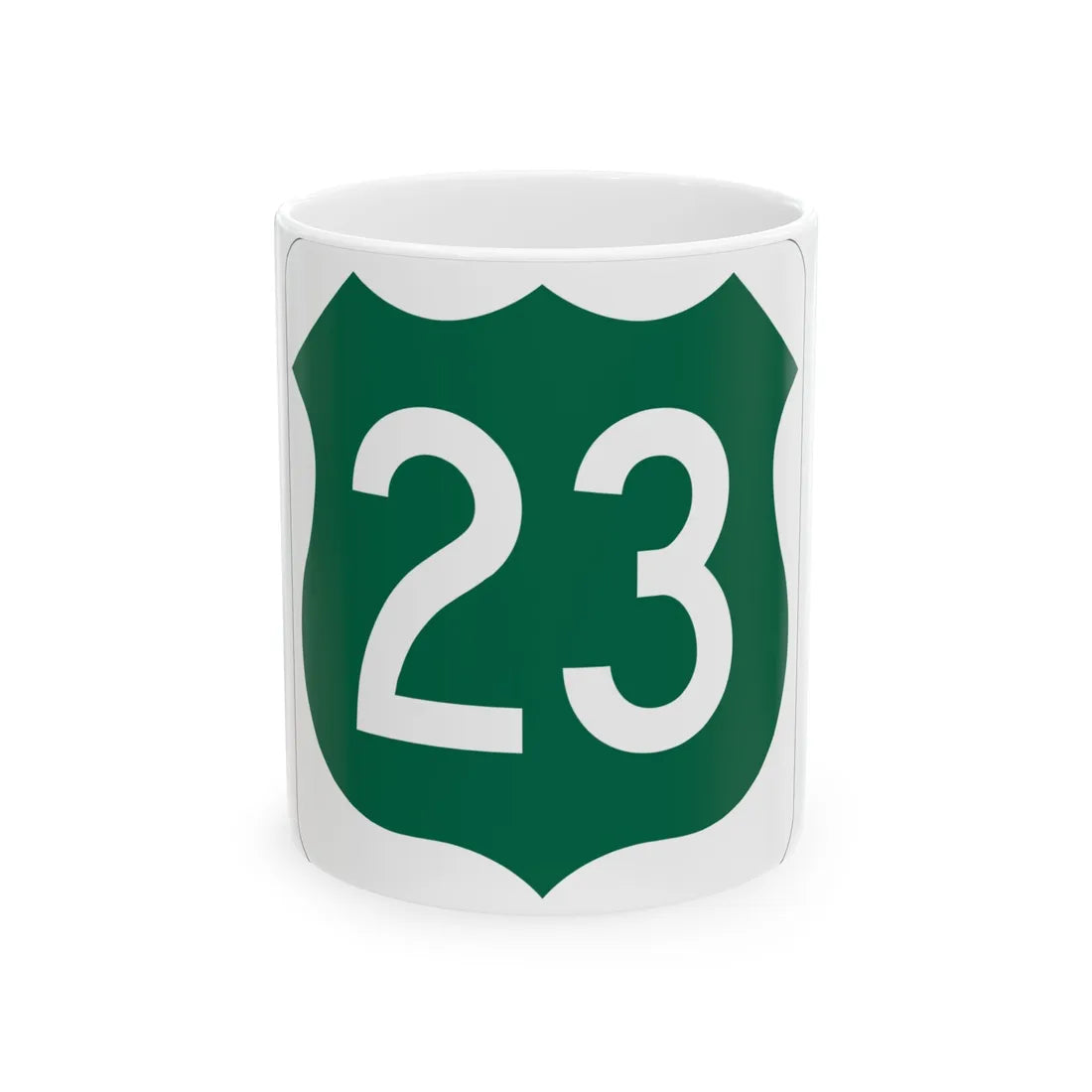 US 23 FL (Florida) (Road Sign) White Coffee Mug 11oz - Go Mug Yourself