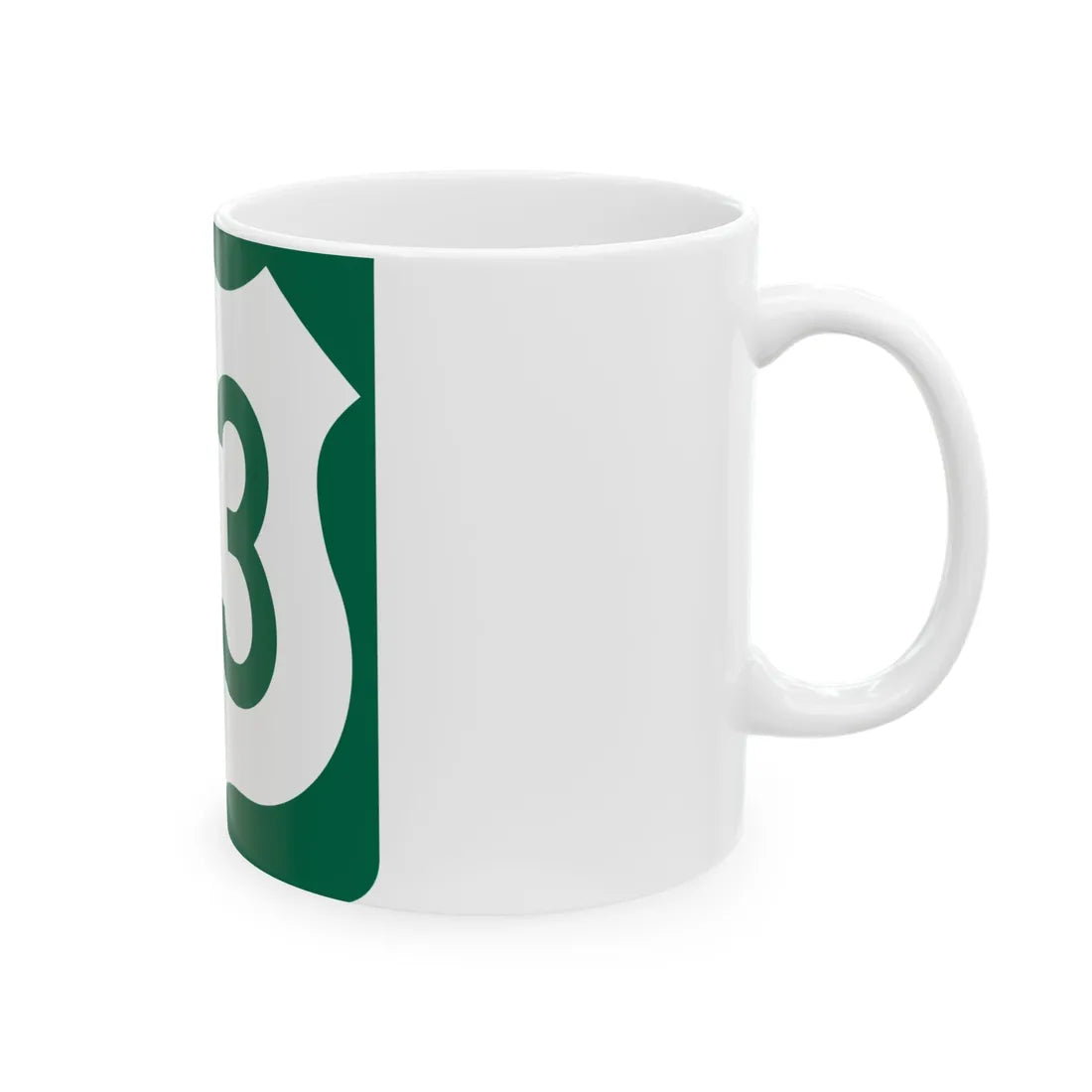 US 23 FL reversed (Florida) (Road Sign) White Coffee Mug - Go Mug Yourself