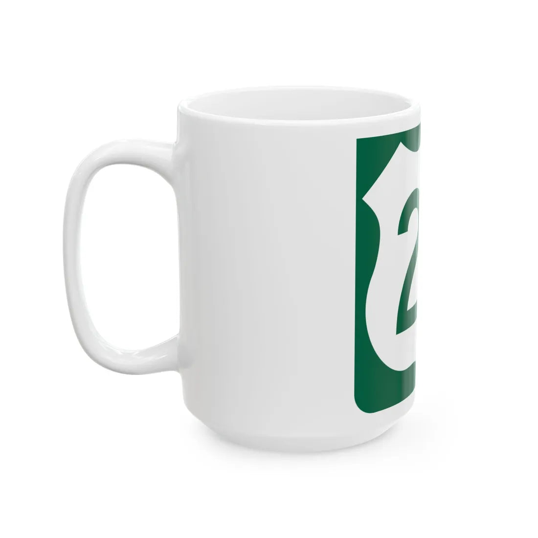 US 23 FL reversed (Florida) (Road Sign) White Coffee Mug - Go Mug Yourself