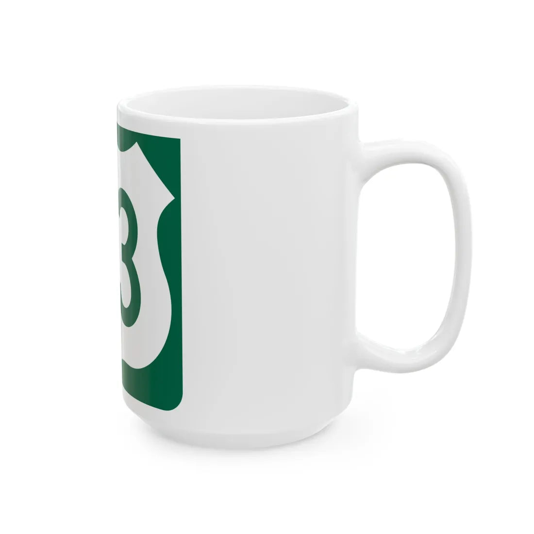 US 23 FL reversed (Florida) (Road Sign) White Coffee Mug - Go Mug Yourself