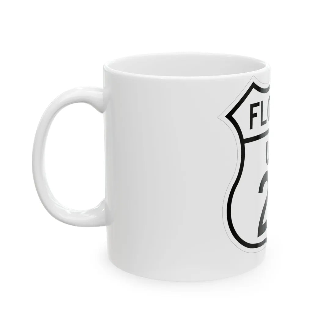 US 23 Florida 1948 (Florida) (Road Sign) White Coffee Mug - Go Mug Yourself