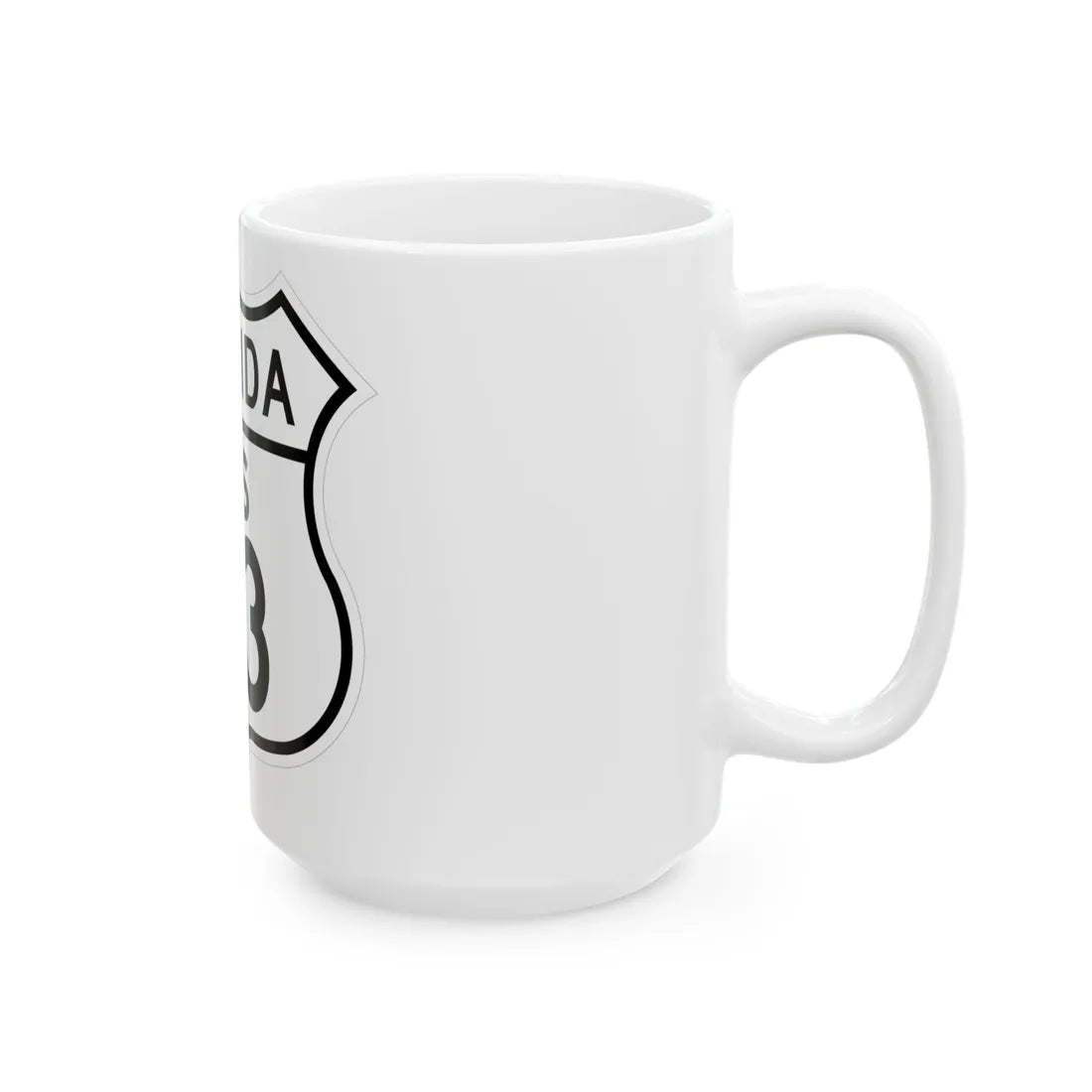 US 23 Florida 1948 (Florida) (Road Sign) White Coffee Mug - Go Mug Yourself