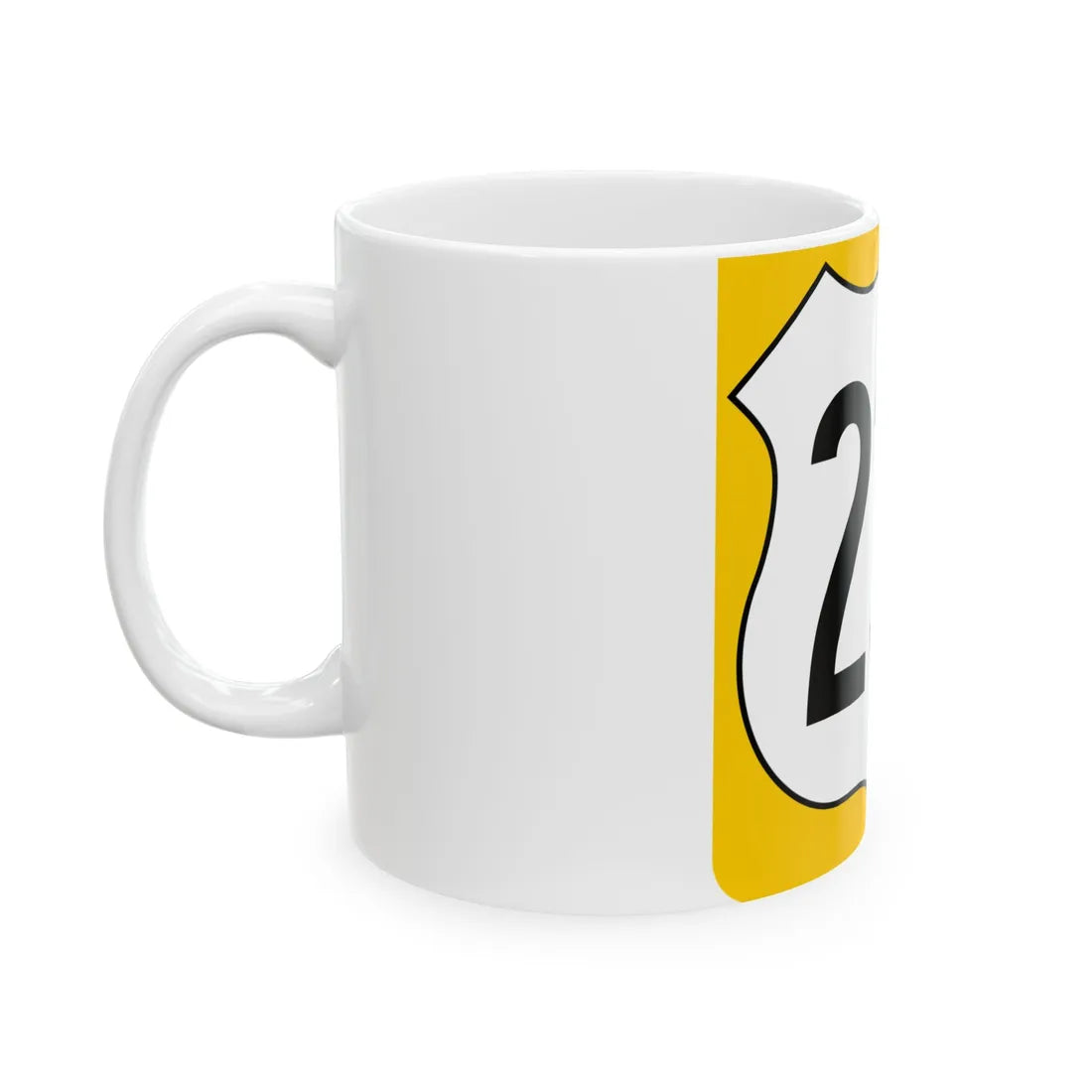 US 231 FL reversed (Florida) (Road Sign) White Coffee Mug - Go Mug Yourself