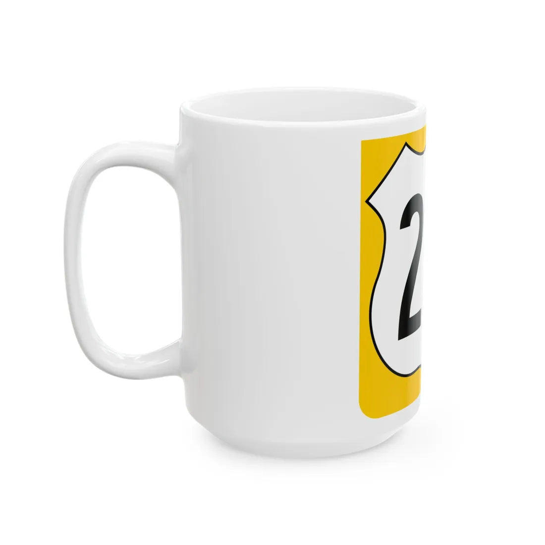 US 231 FL reversed (Florida) (Road Sign) White Coffee Mug - Go Mug Yourself