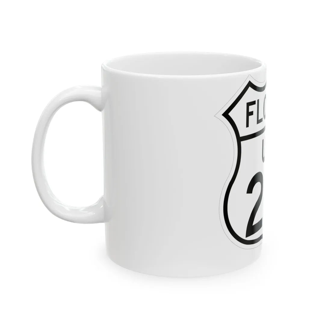 US 231 Florida 1948 (Florida) (Road Sign) White Coffee Mug - Go Mug Yourself