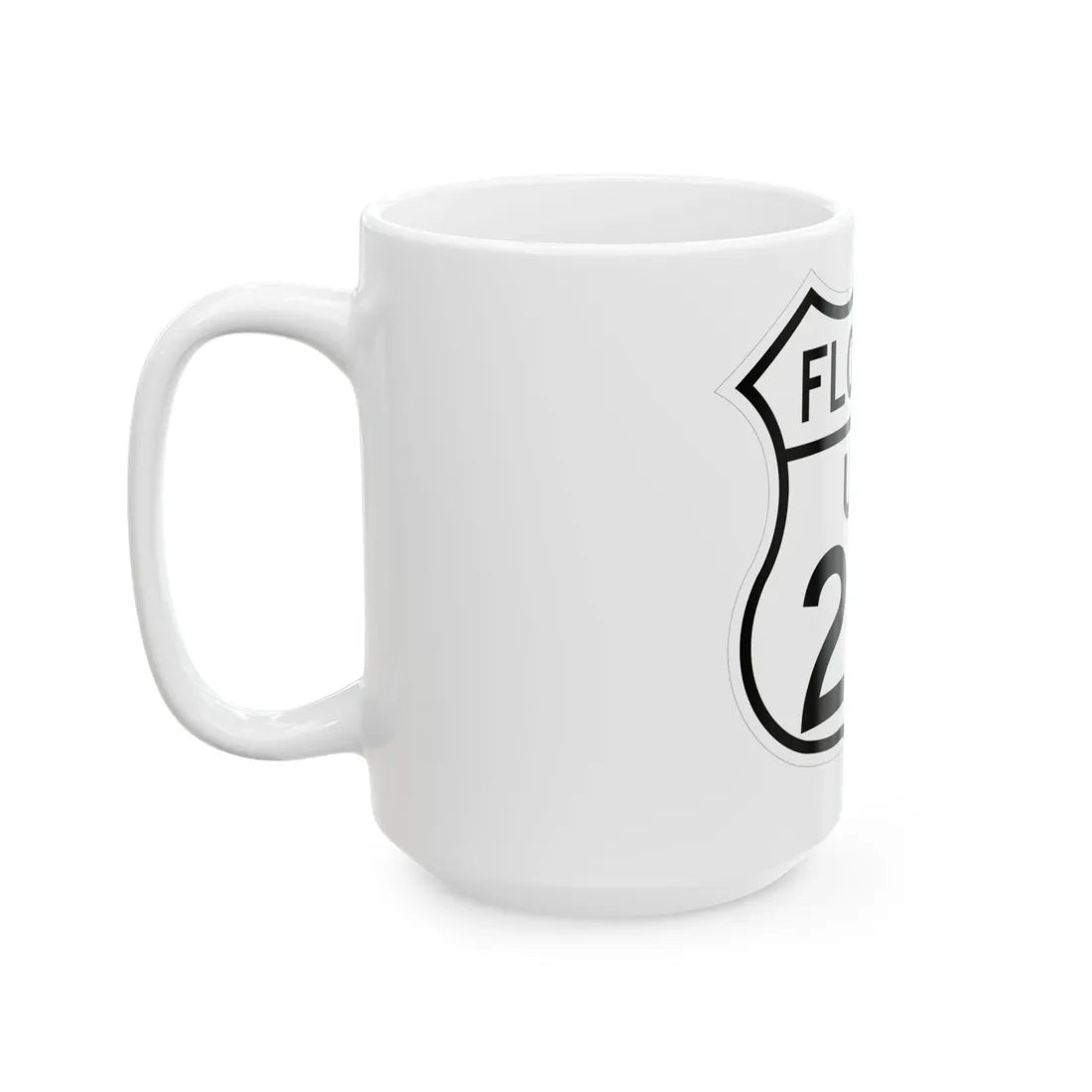 US 231 Florida 1948 (Florida) (Road Sign) White Coffee Mug - Go Mug Yourself