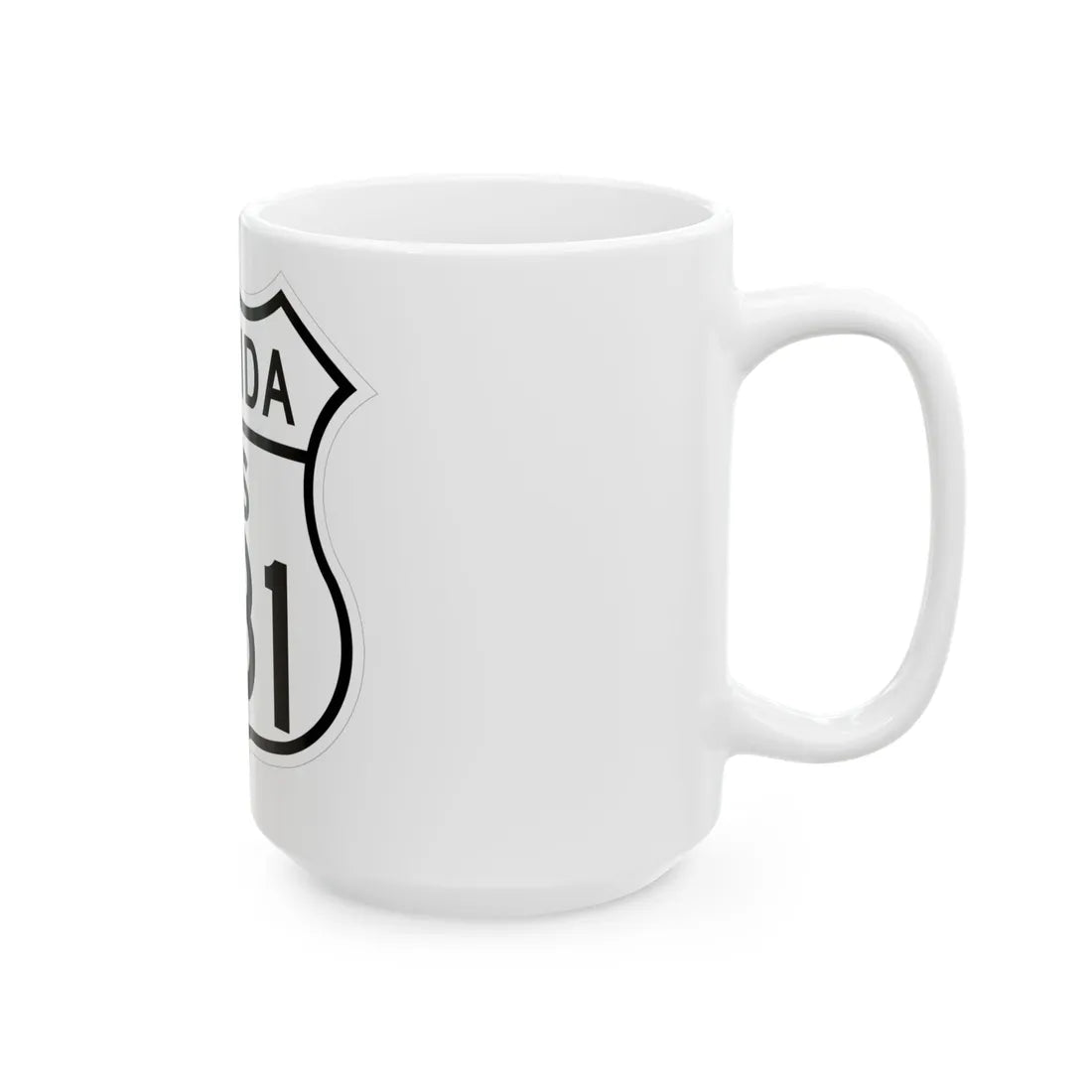 US 231 Florida 1948 (Florida) (Road Sign) White Coffee Mug - Go Mug Yourself