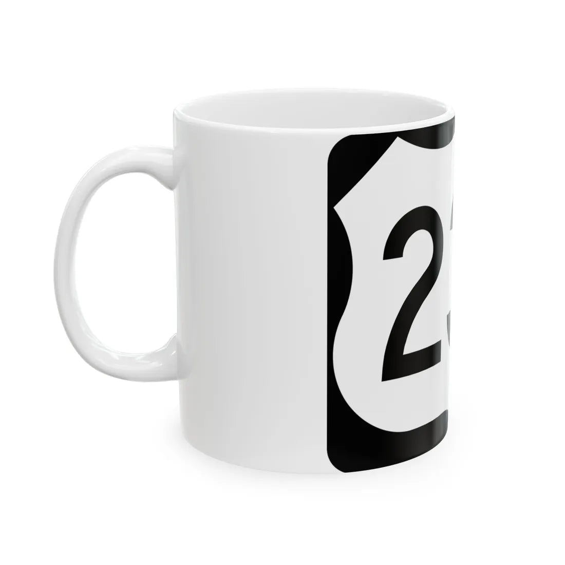 US 23A (North Carolina) (Road Sign) White Coffee Mug - Go Mug Yourself