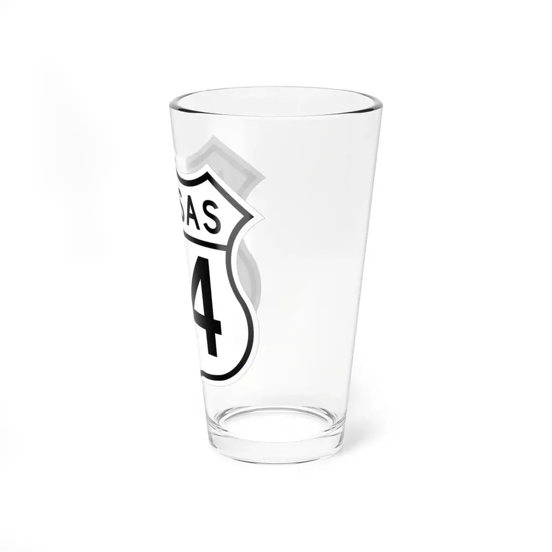US 24 Kansas 1962 (Kansas) (Road Sign) Pint Glss 16oz - Go Mug Yourself