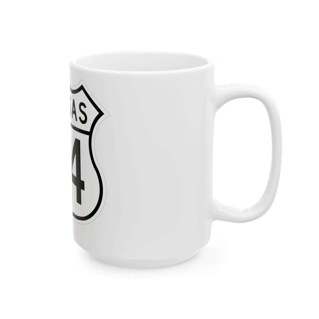 US 24 Kansas 1962 (Kansas) (Road Sign) White Coffee Mug - Go Mug Yourself