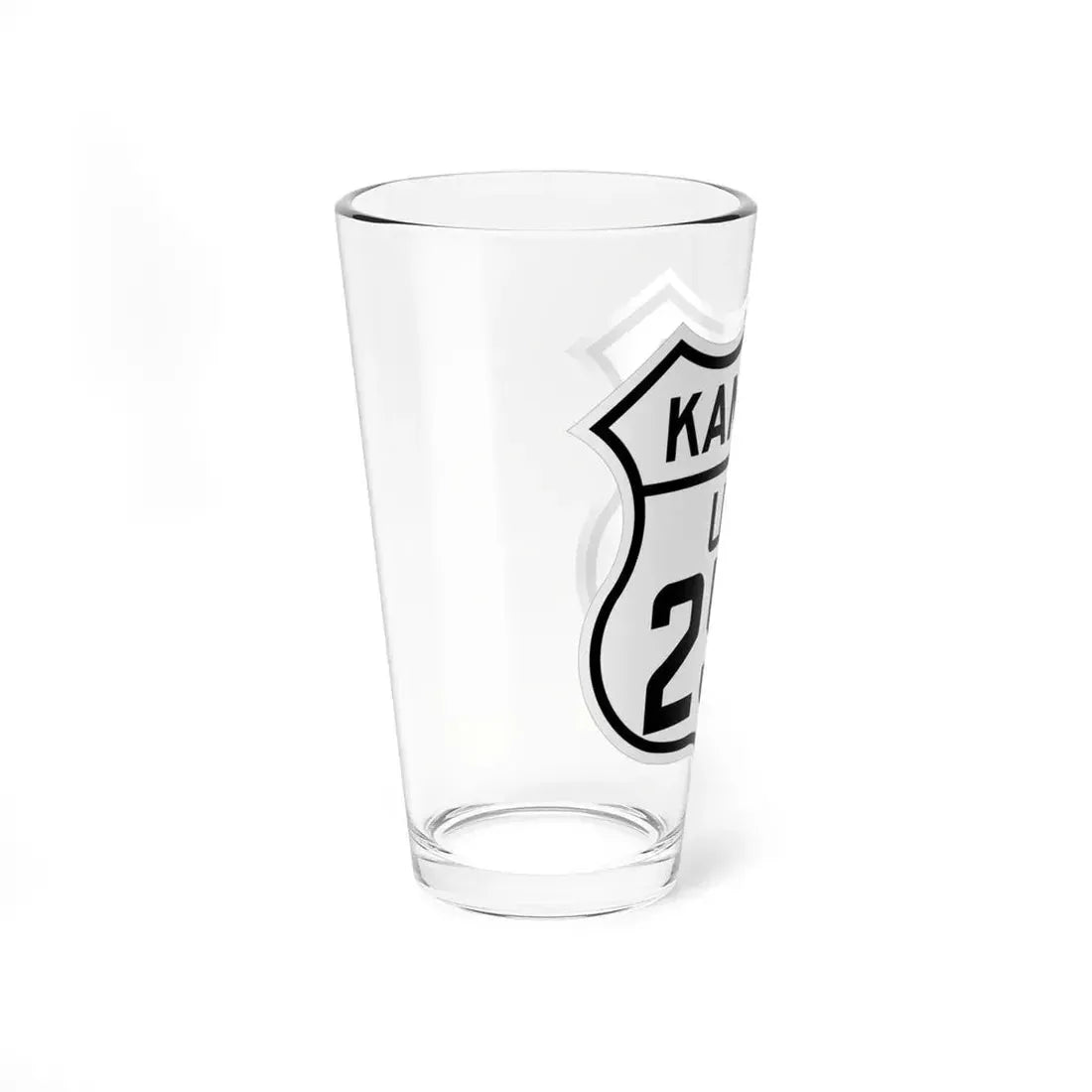 US 250 Kansas 1926 (Kansas) (Road Sign) Pint Glss 16oz - Go Mug Yourself
