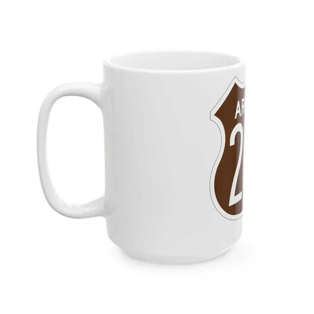 US 260 Arizona 1956 East (Arizona) (Road Sign) White Coffee Mug - Go Mug Yourself