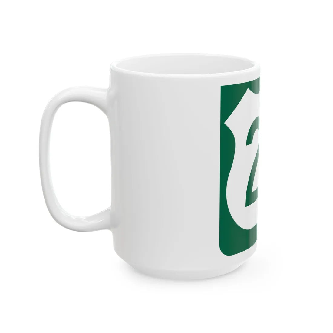 US 27 FL reversed (Florida) (Road Sign) White Coffee Mug - Go Mug Yourself