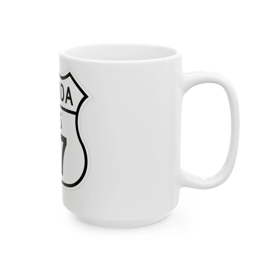 US 27 Florida 1948 (Florida) (Road Sign) White Coffee Mug - Go Mug Yourself