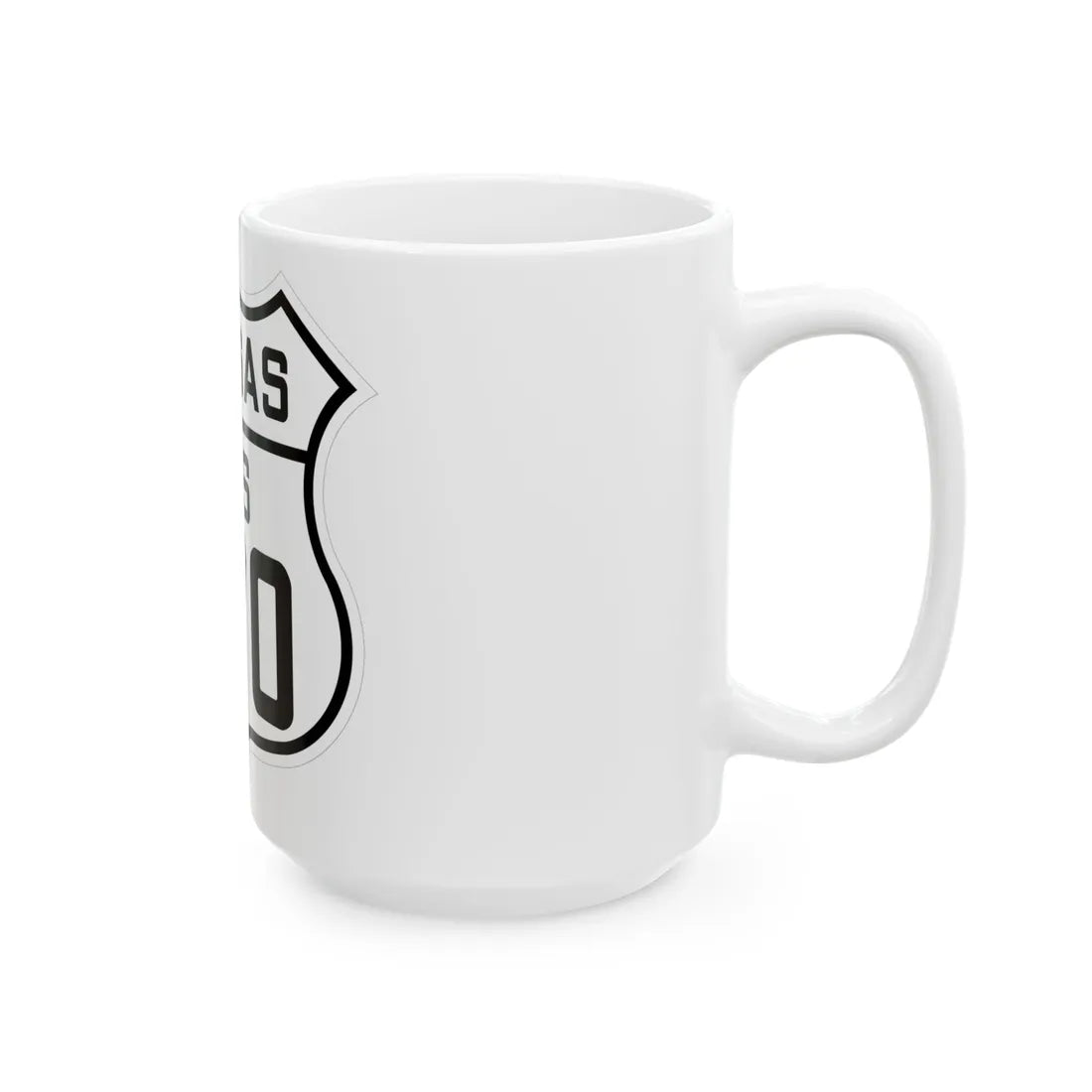 US 270 Kansas 1926 (Kansas) (Road Sign) White Coffee Mug - Go Mug Yourself