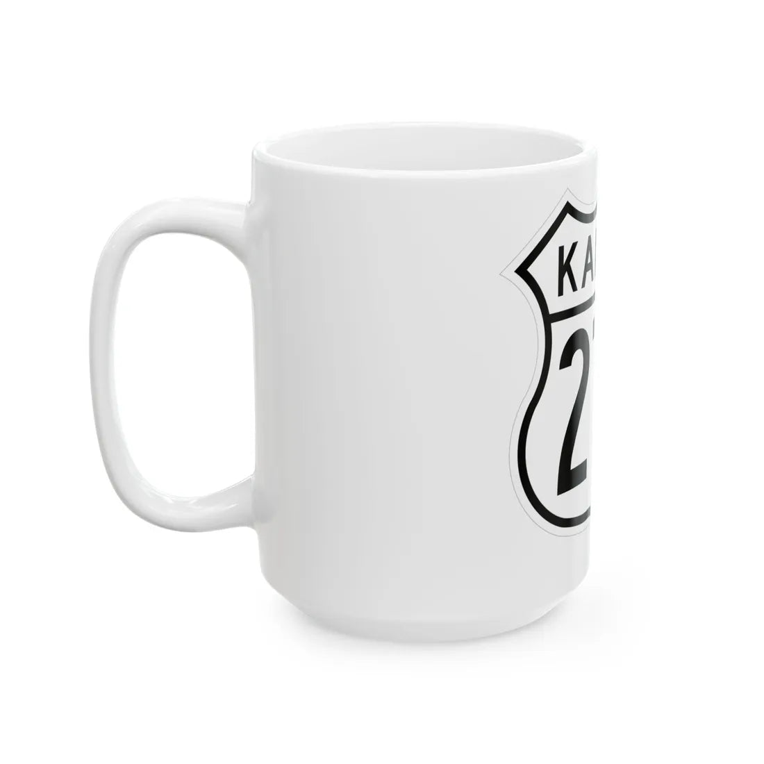 US 270 Kansas 1962 (Kansas) (Road Sign) White Coffee Mug - Go Mug Yourself