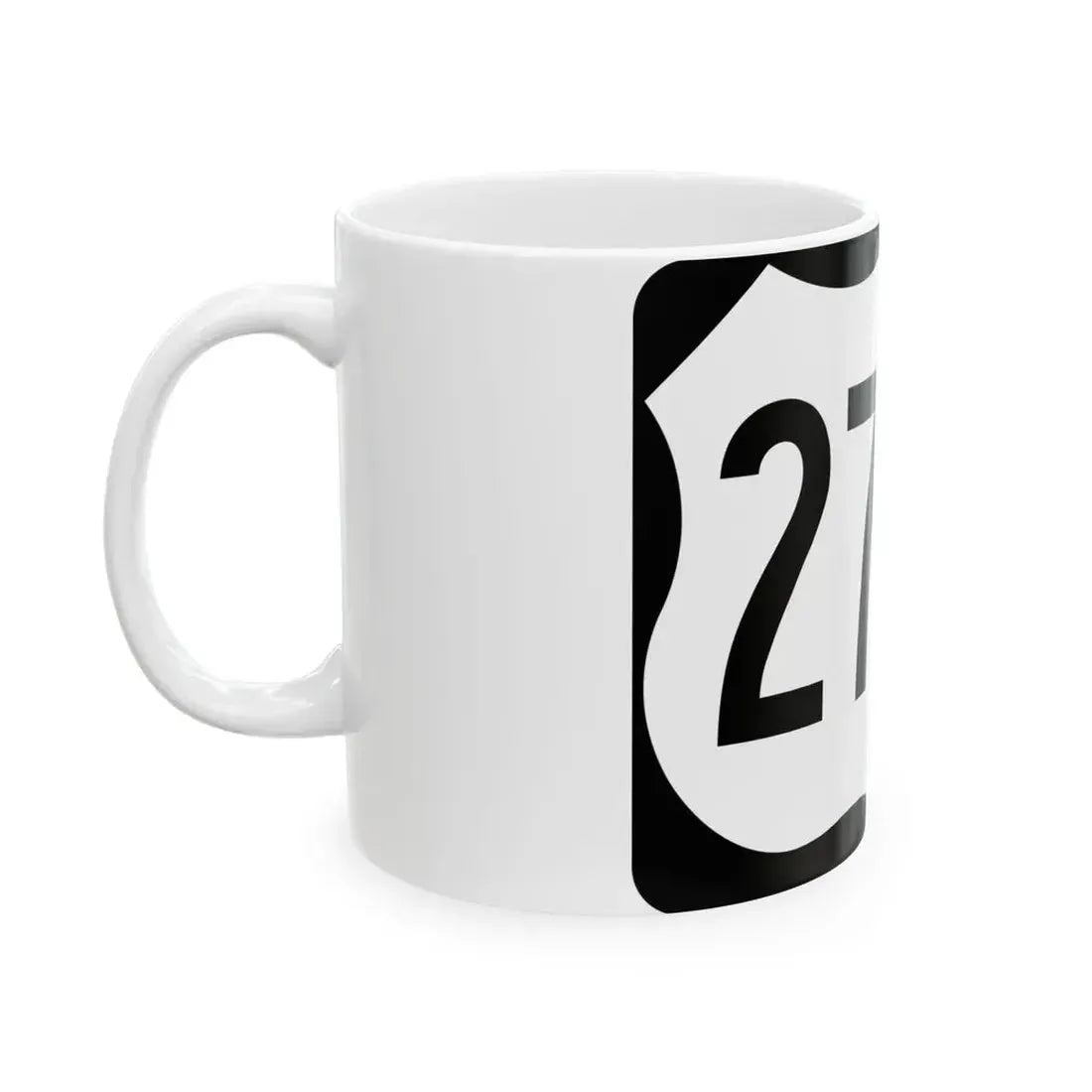 US 270B (Arkansas) (Road Sign) White Coffee Mug - Go Mug Yourself