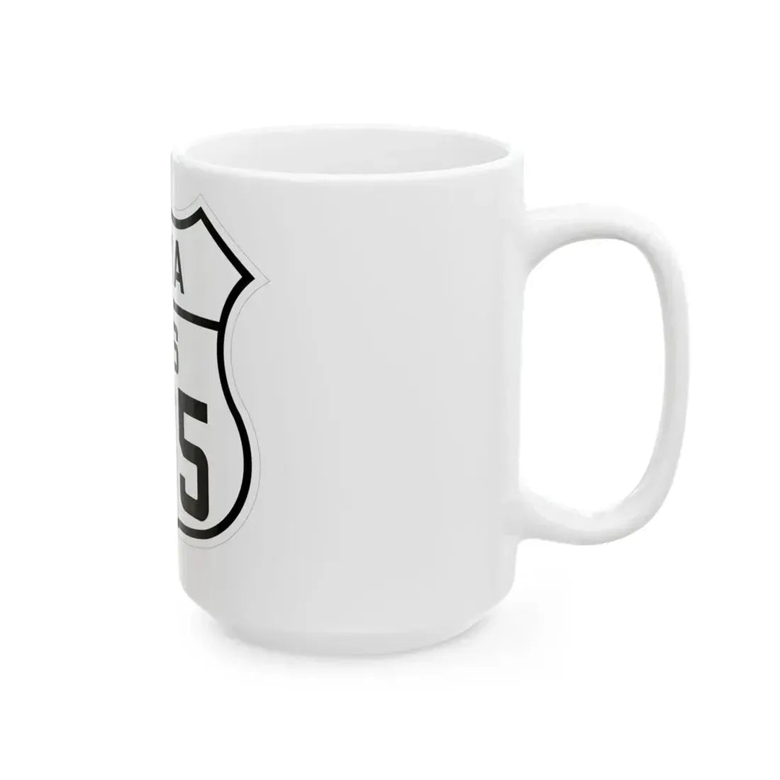 US 275 Iowa 1926 (Iowa) (Road Sign) White Coffee Mug - Go Mug Yourself