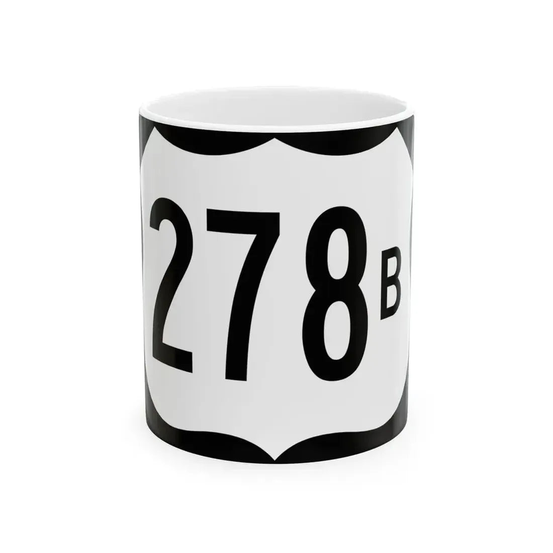 US 278B (Arkansas) (Road Sign) White Coffee Mug 11oz - Go Mug Yourself