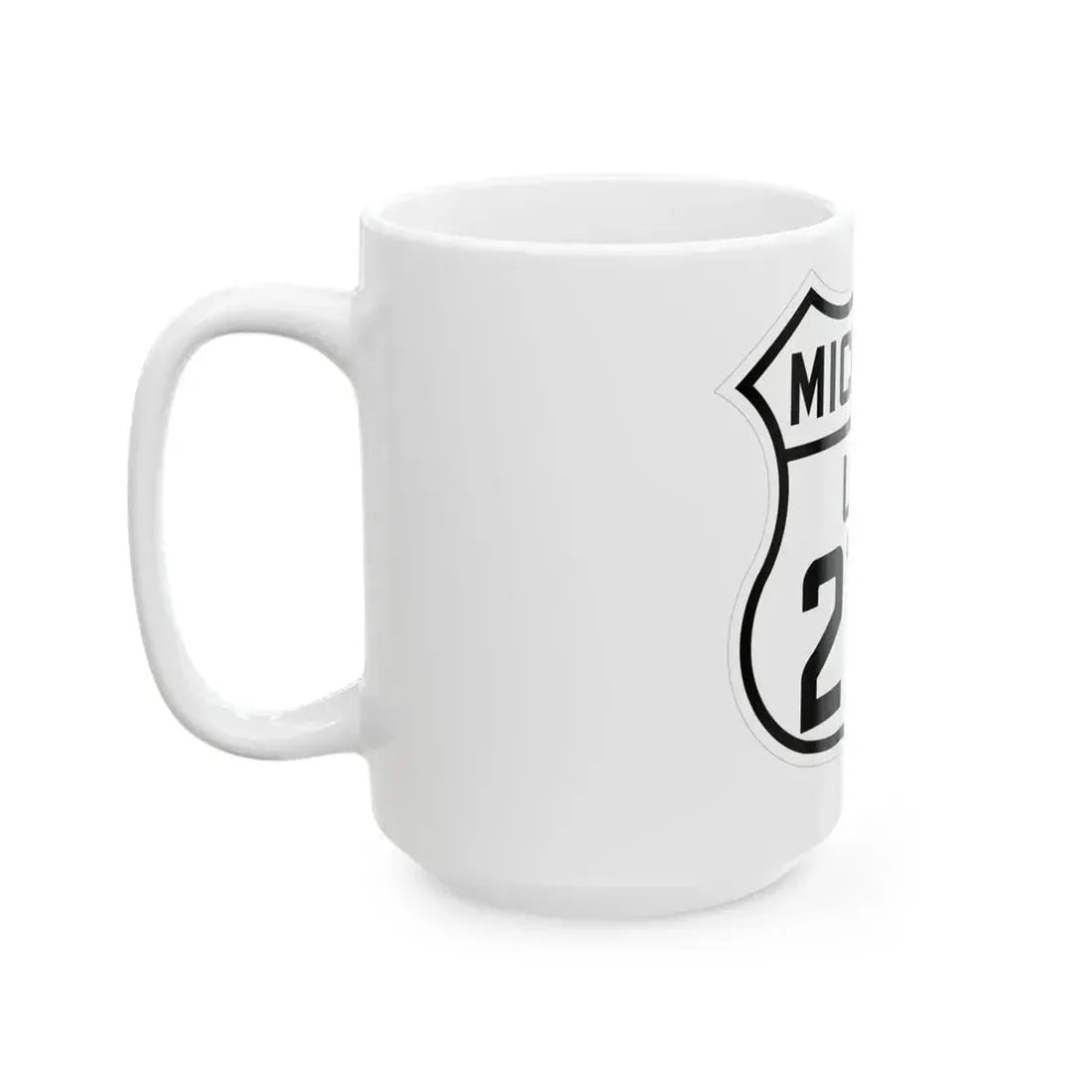 US 27A Michigan 1926 (Michigan) (Road Sign) White Coffee Mug - Go Mug Yourself