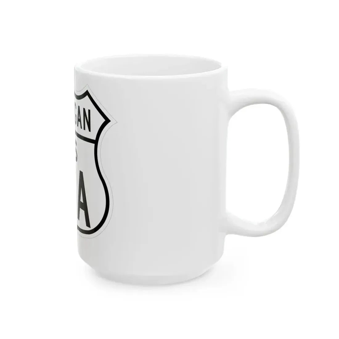 US 27A Michigan 1948 (Michigan) (Road Sign) White Coffee Mug - Go Mug Yourself
