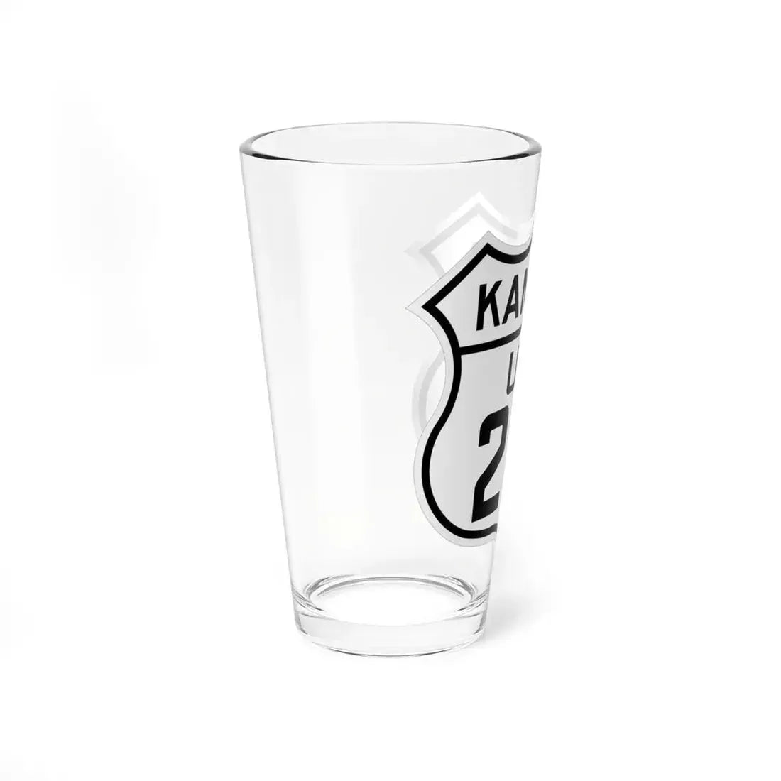 US 281 Kansas 1926 (Kansas) (Road Sign) Pint Glss 16oz - Go Mug Yourself