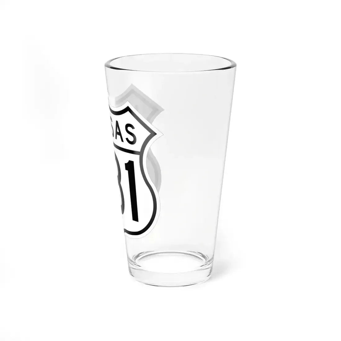 US 281 Kansas 1962 (Kansas) (Road Sign) Pint Glass 16oz - Go Mug Yourself