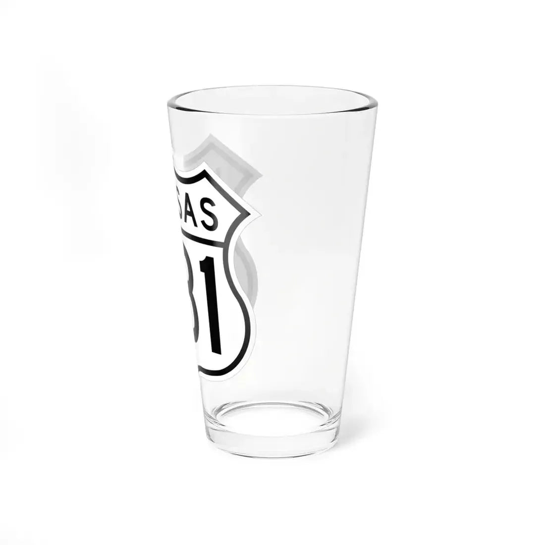 US 281 Kansas 1962 (Kansas) (Road Sign) Pint Glss 16oz - Go Mug Yourself